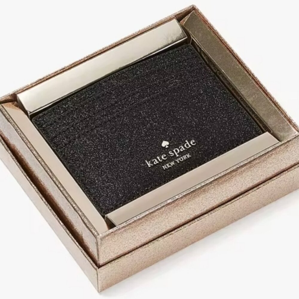 2 Left Kate Spade Glimmer Card Holder